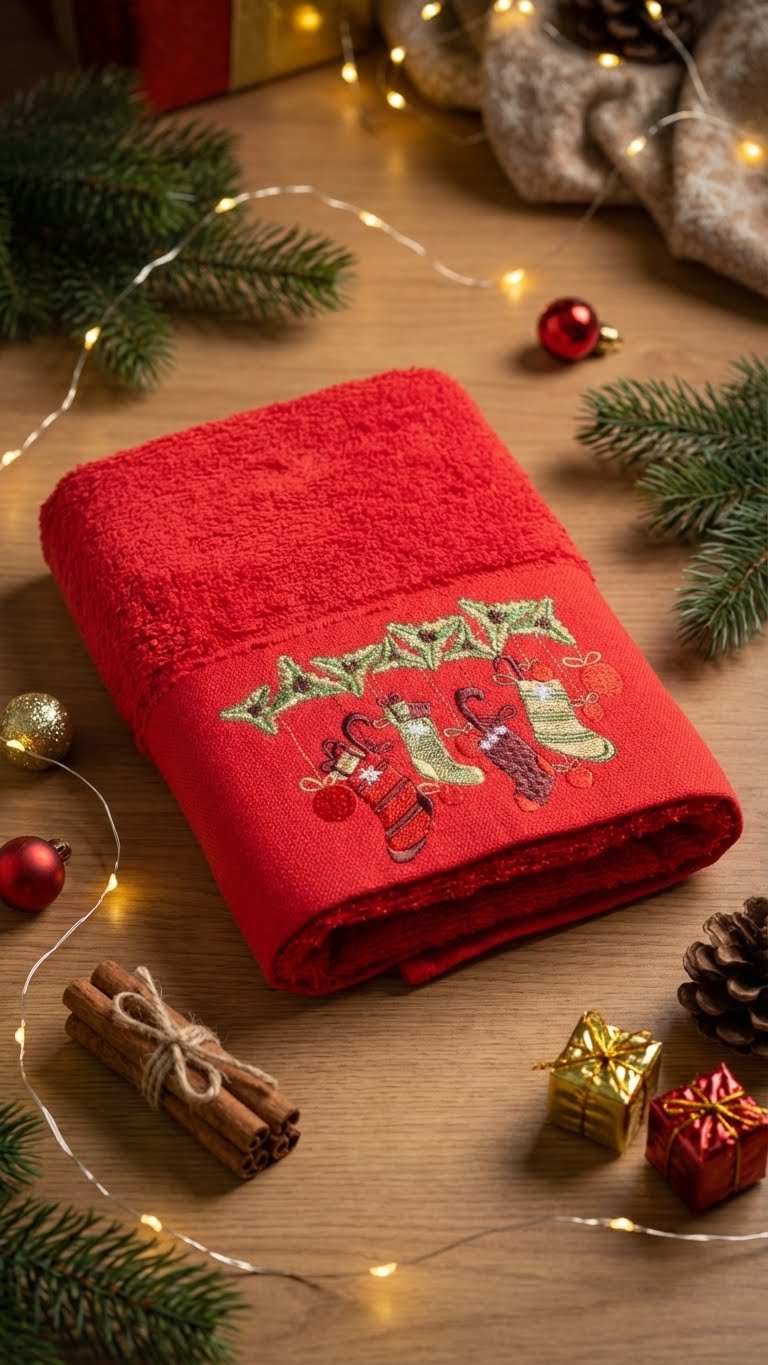 Gift 50x70cm Yılbaşı Havlusu