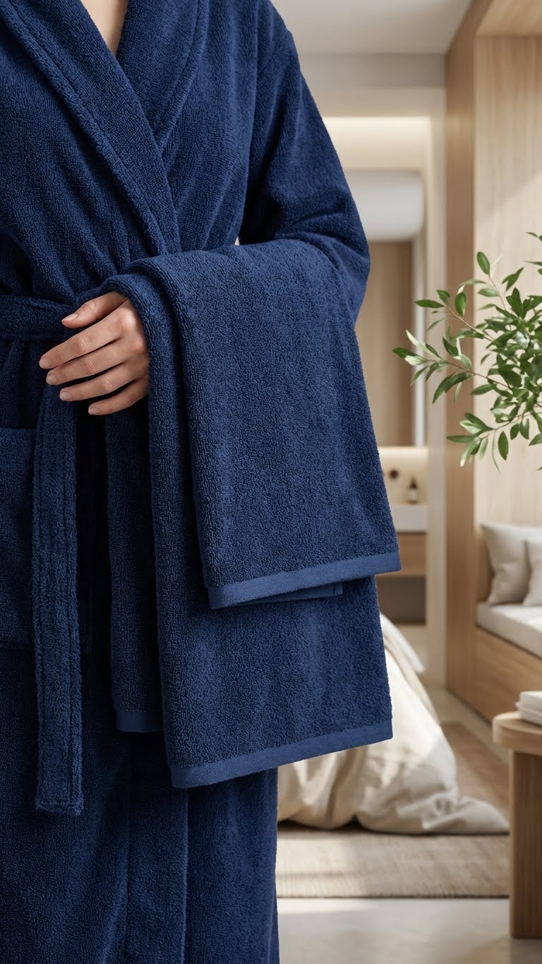 Shadowed 50x90cm El ve Yüz Havlusu - Azurite