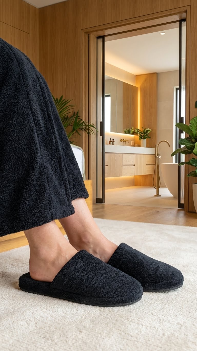 Como Kalın Tabanlı Havlu Terlik