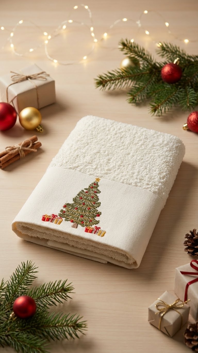  New Gift 50x90 cm Yılbaşı Havlusu