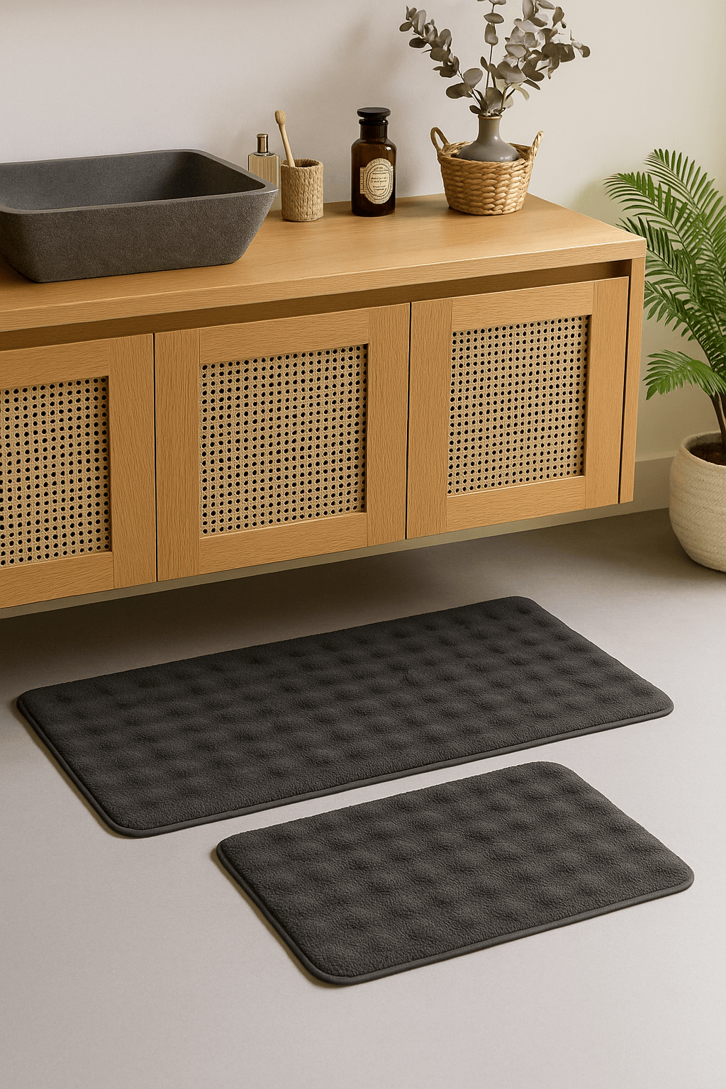 Bouble 2'li Banyo Paspas Takımı