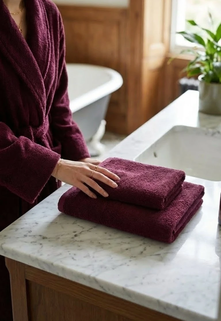 Shadowed 50x90cm El ve Yüz Havlusu - Cherries Jubile