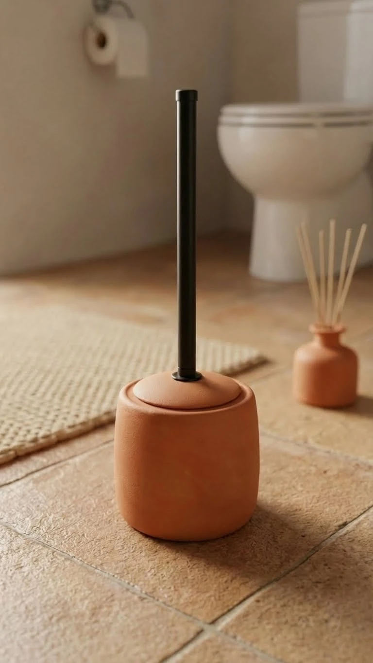 Jao Seramik Tuvalet Fırçası - Terracotta