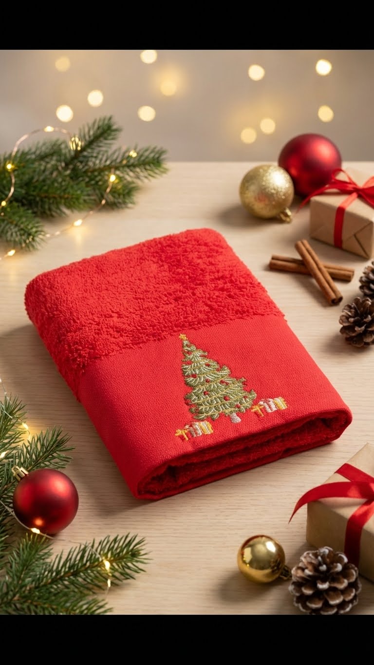 New Gift 50x70cm Yılbaşı Havlusu