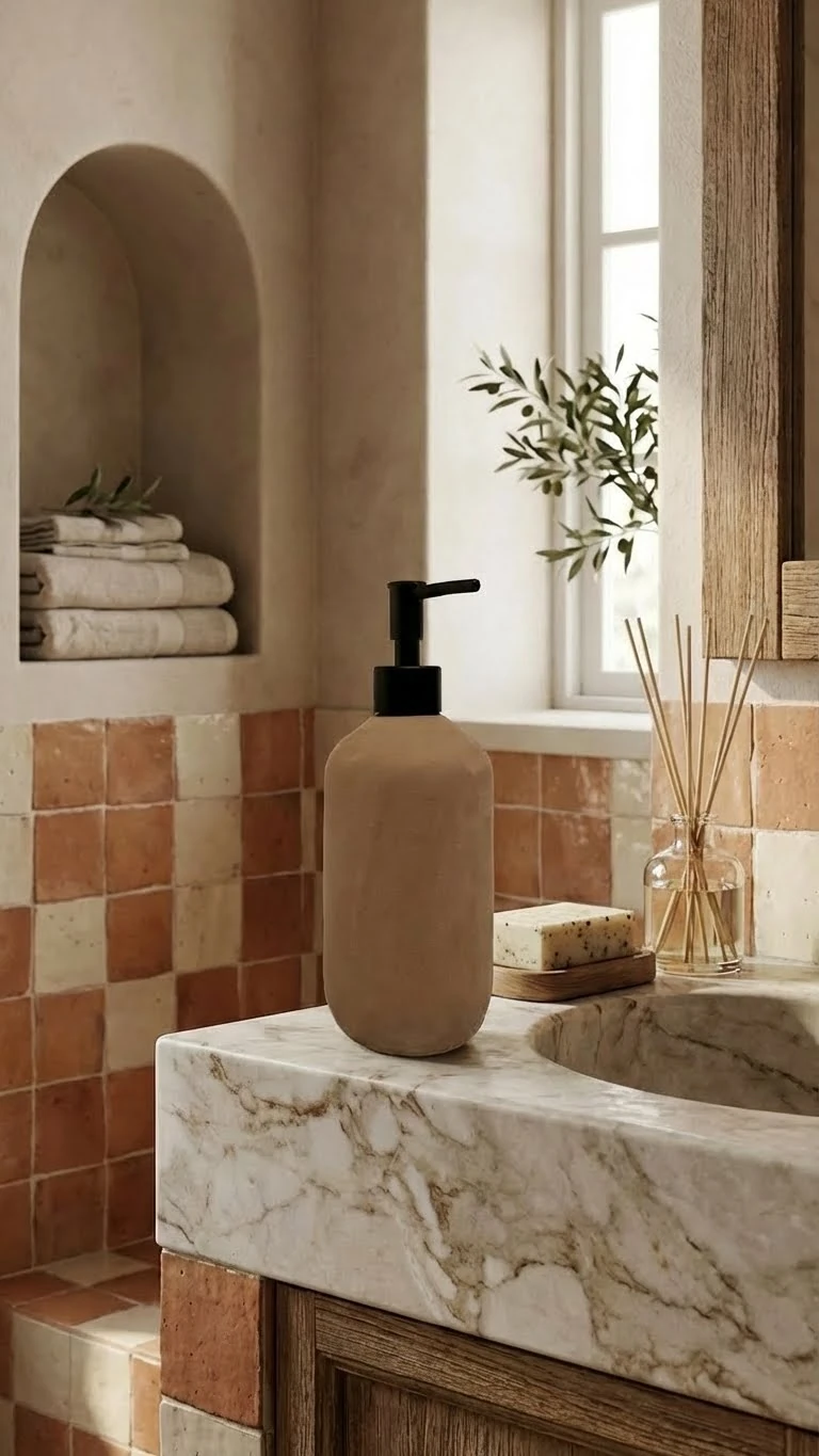 Jao Seramik 23cm Büyük El Sabunluğu - Kahve 