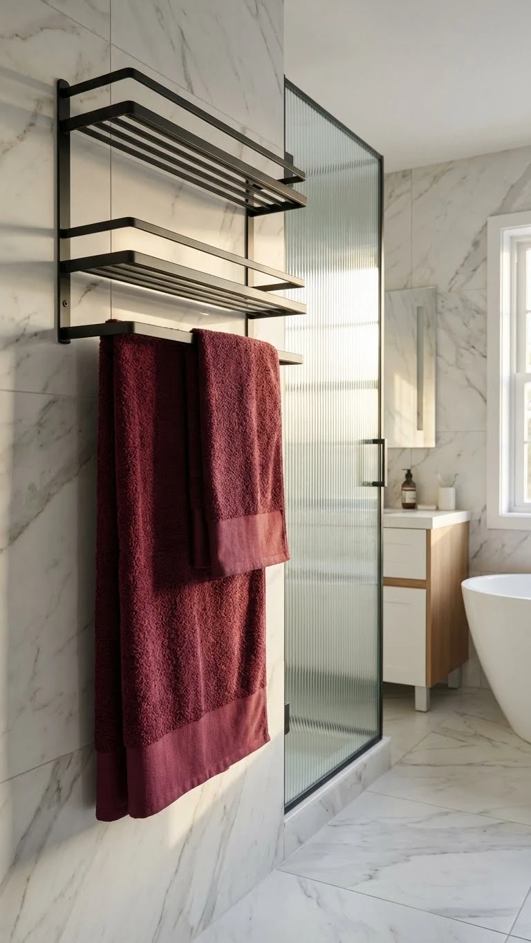 Soft 50x90cm El ve Yüz Havlusu - Bordo