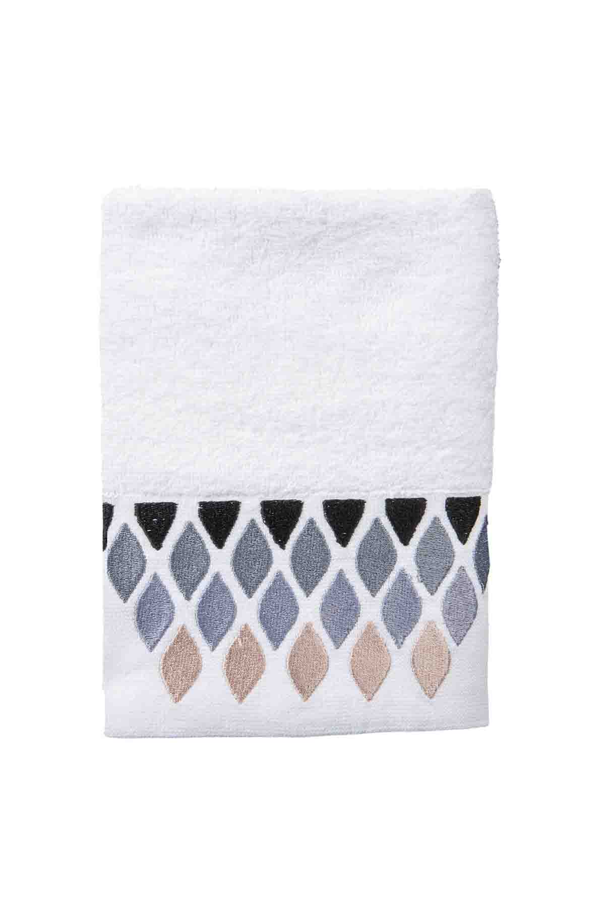 Pastoral Neptun 50 x 90 El ve Yüz Havlusu - Beyaz