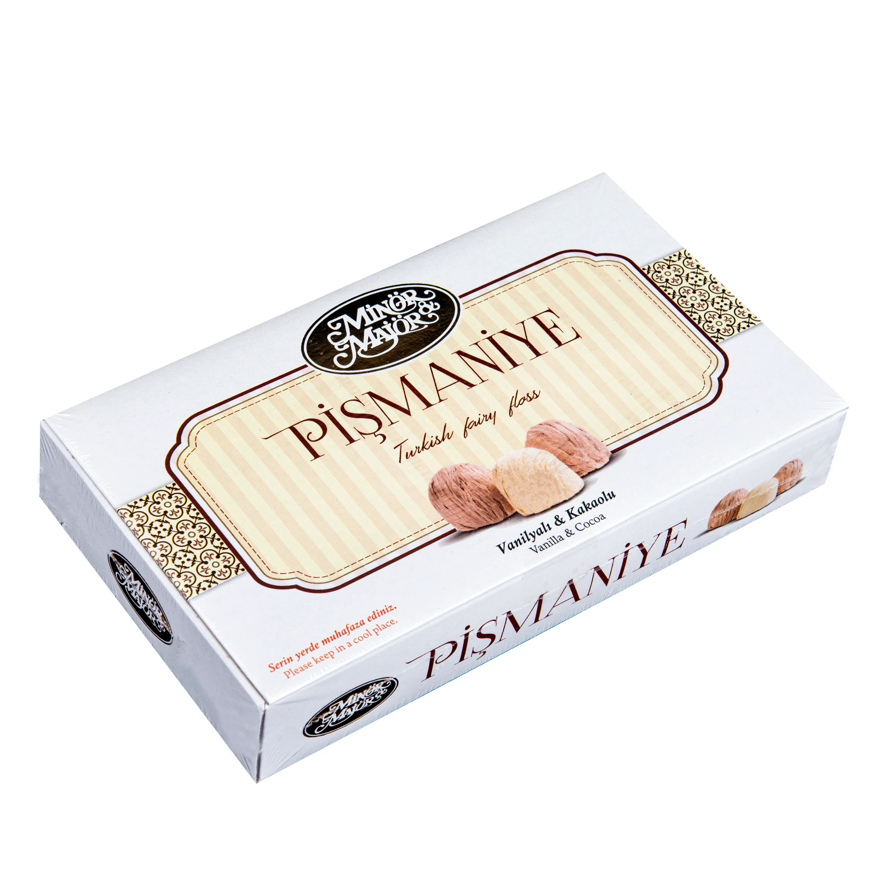 Minör Majör 250Gr Vanilya-Kakaolu Top Pişmaniye