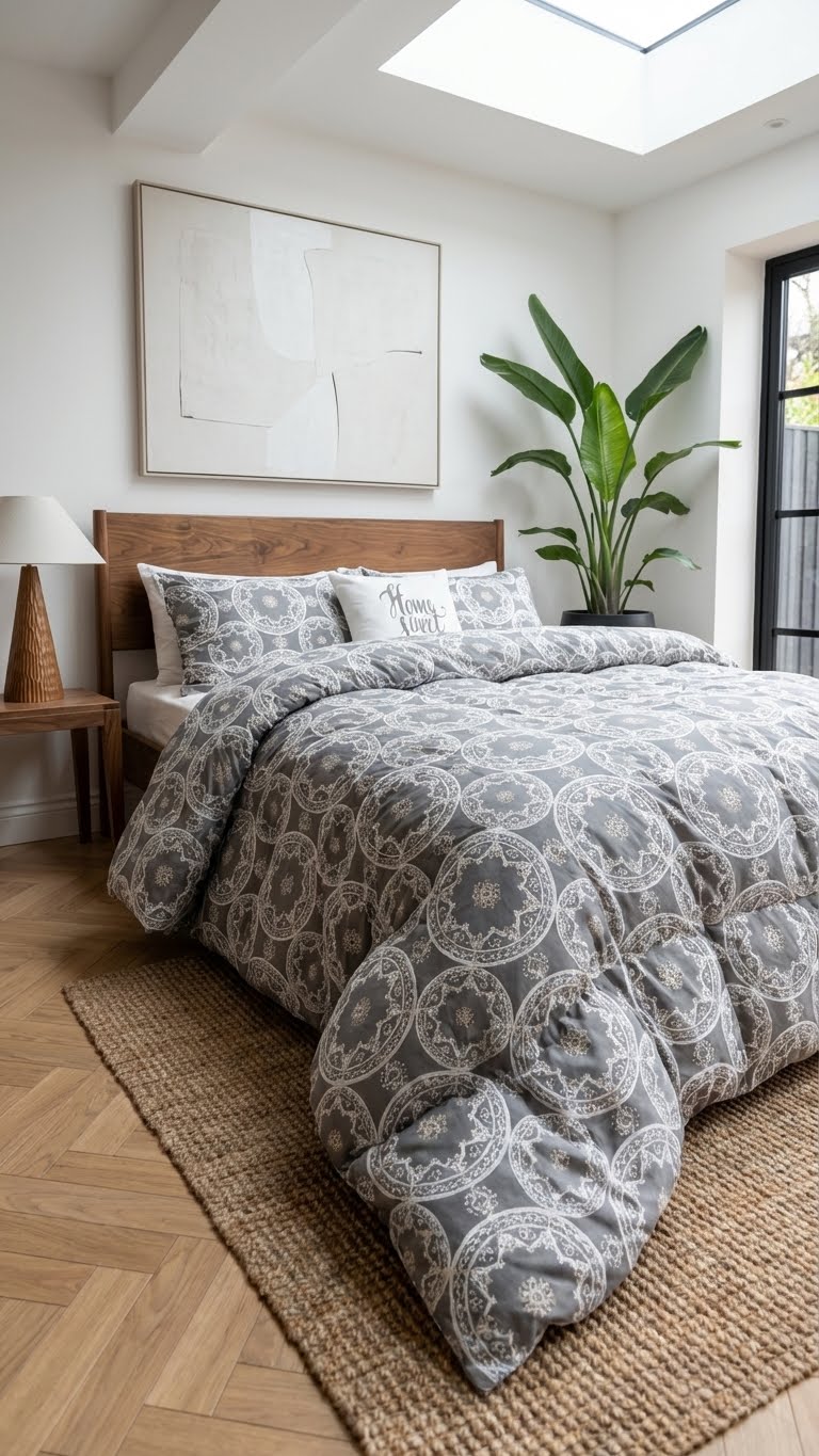 Daily Ranforce Çift Kişilik Uyku Seti - Marlowe Beyaz