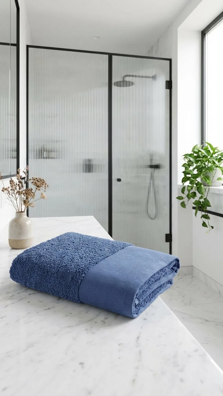 Soft 50x90cm El ve Yüz Havlusu - İndigo