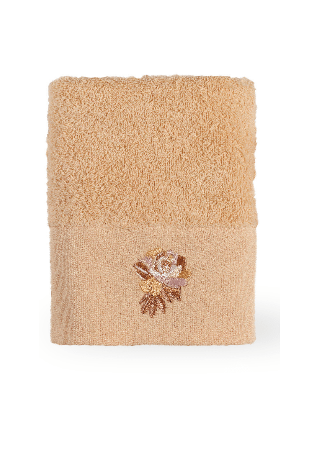 Roses 70x140 Banyo Havlusu Cafe Crema