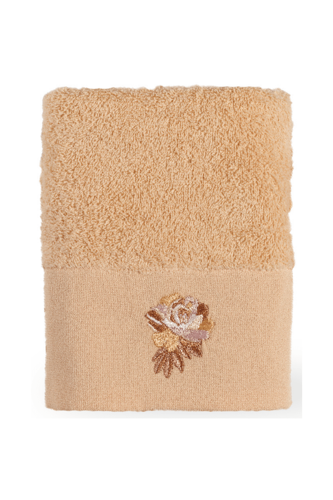 Roses 70x140 Banyo Havlusu Cafe Crema