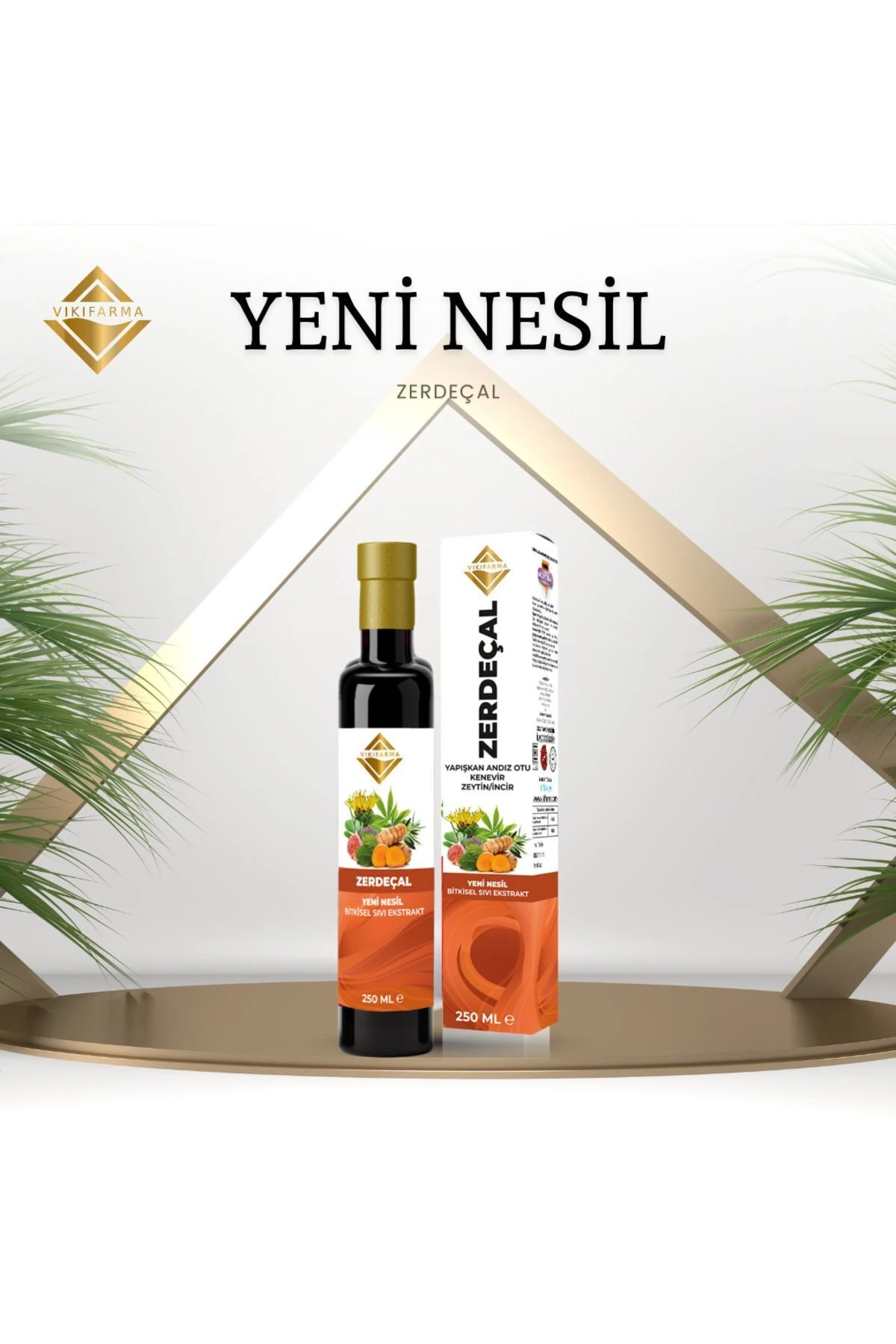 Yeni Nesil Zerdeçal Ekstraktlı Bitkisel Karışım 250 ml