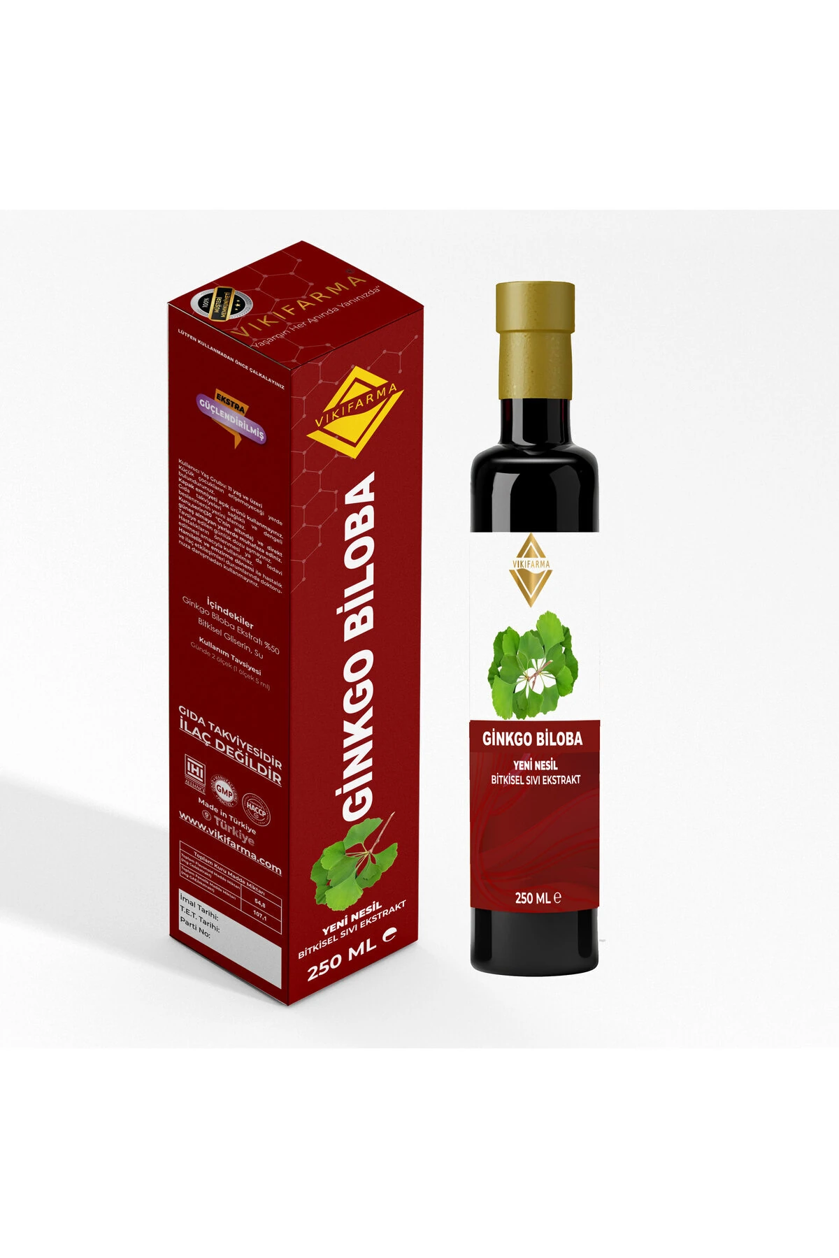 Yeni Nesil Ginkgo Biloba Ekstraktı 250 ml