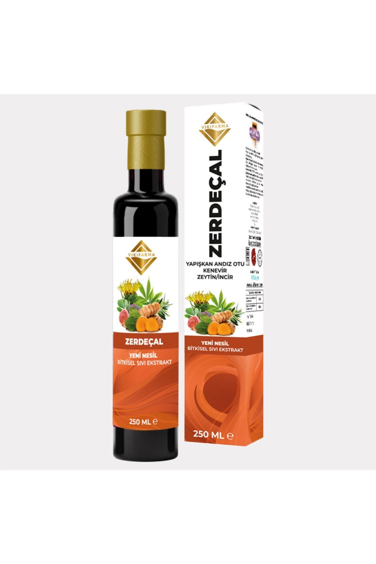 Yeni Nesil Zerdeçal Ekstraktlı Bitkisel Karışım 250 ml