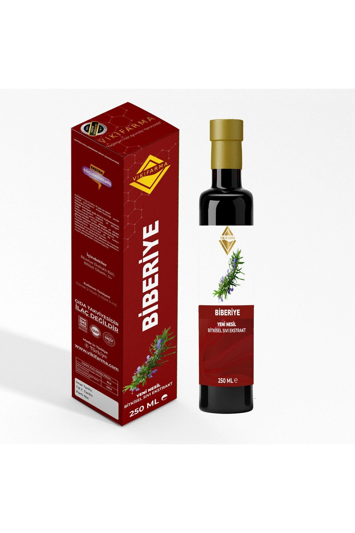 Yeni Nesil Biberiye Ekstraktı 250 ml