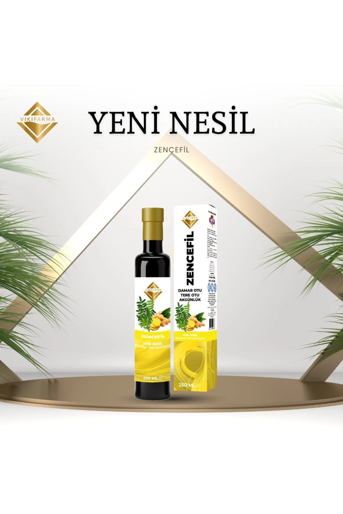Yeni Nesil Zencefil Ekstrakt Bitkisel Karışım 250 ml