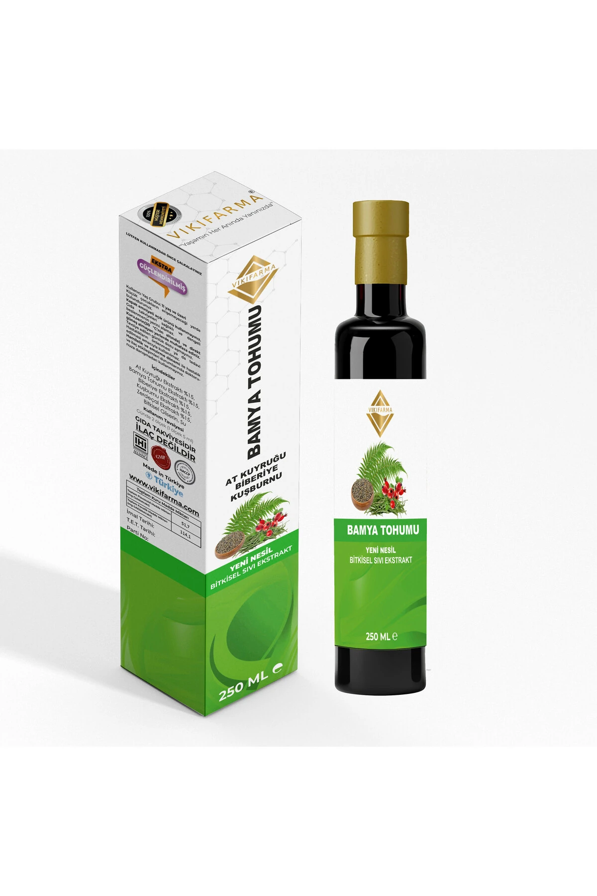 Yeni Nesil Bamya Tohumu Karışımlı Ekstrakt 250 ml