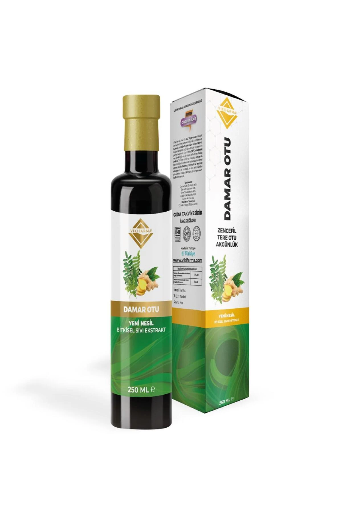 Yeni Nesil Damar Otu Ekstrakt Bitkisel Karışım 250 ml