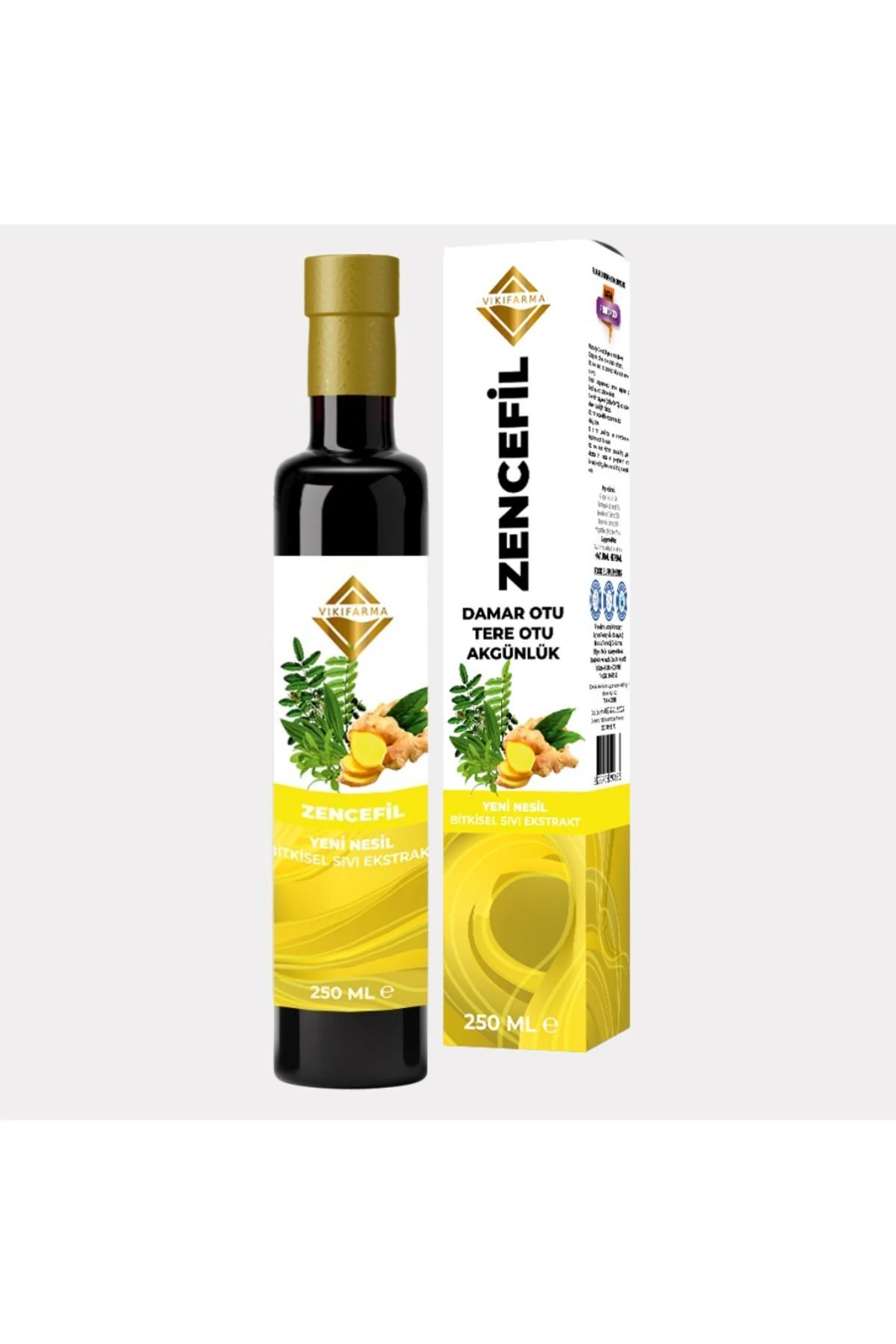 Yeni Nesil Zencefil Ekstrakt Bitkisel Karışım 250 ml