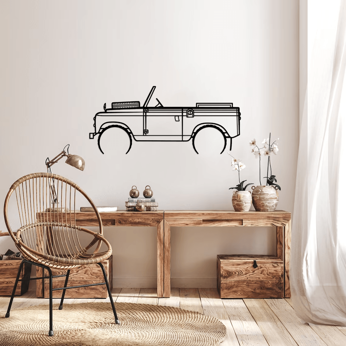 2A 1962 Detailed Silhouette Metal Wall Art