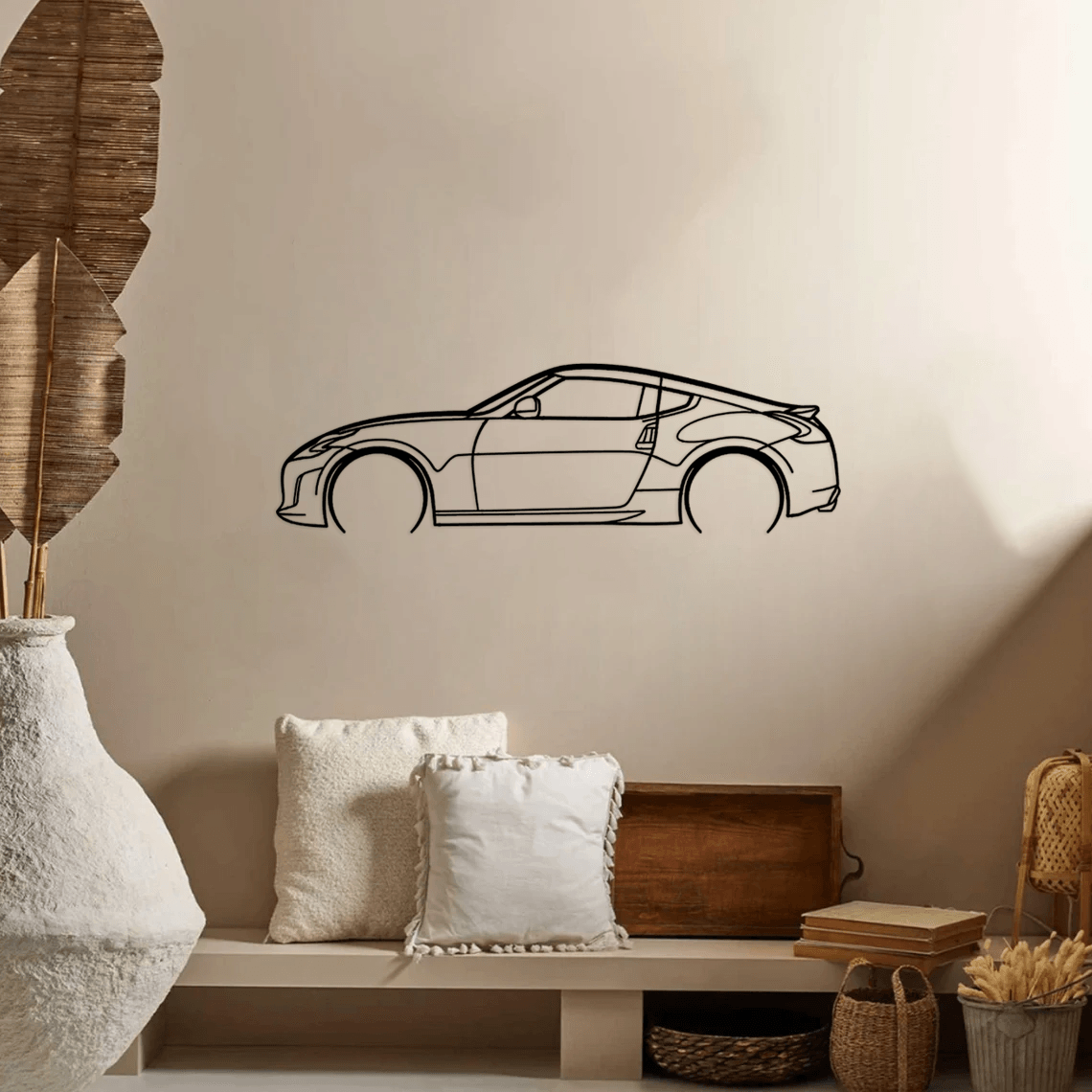 370Z Detailed Silhouette Metal Wall Art