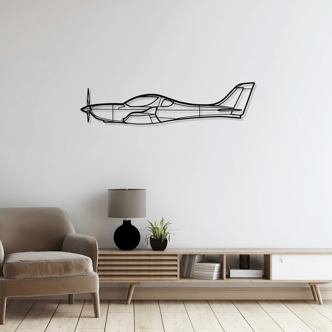 WT9 Dynamic Silhouette Metal Wall Art