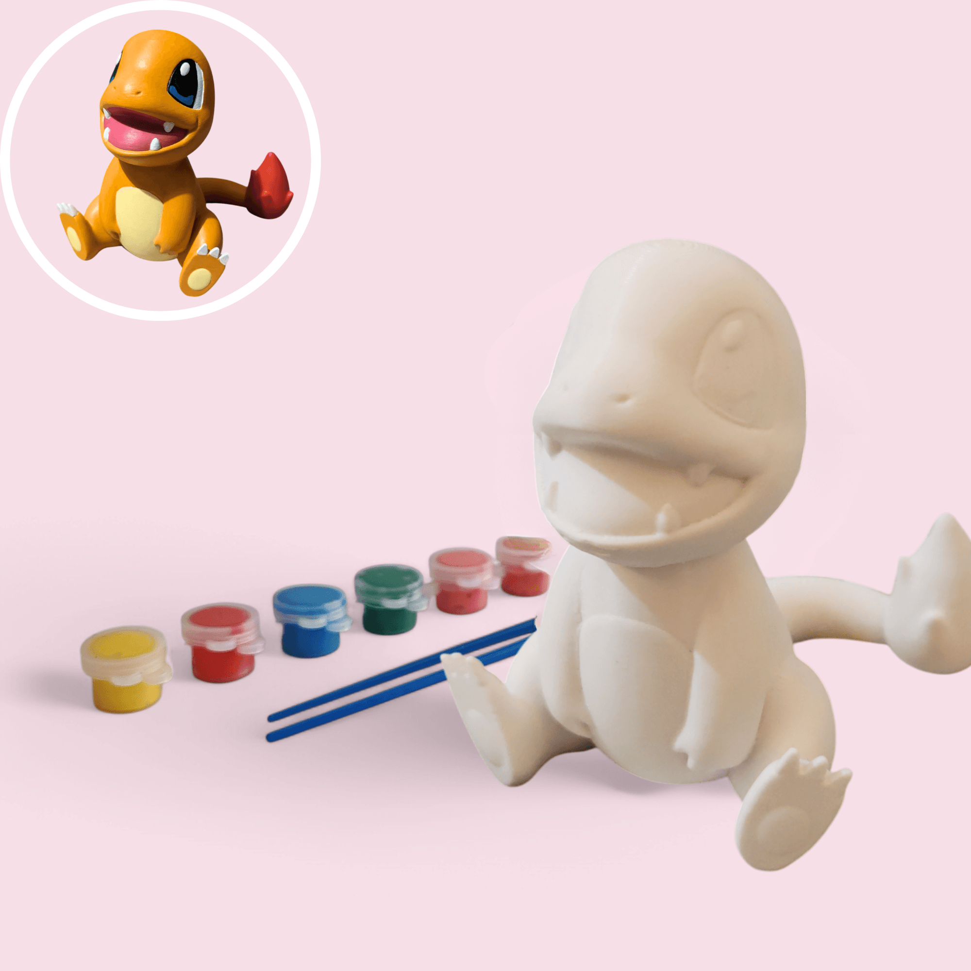 Charmander Çocuklar İçin Boyama Seti 