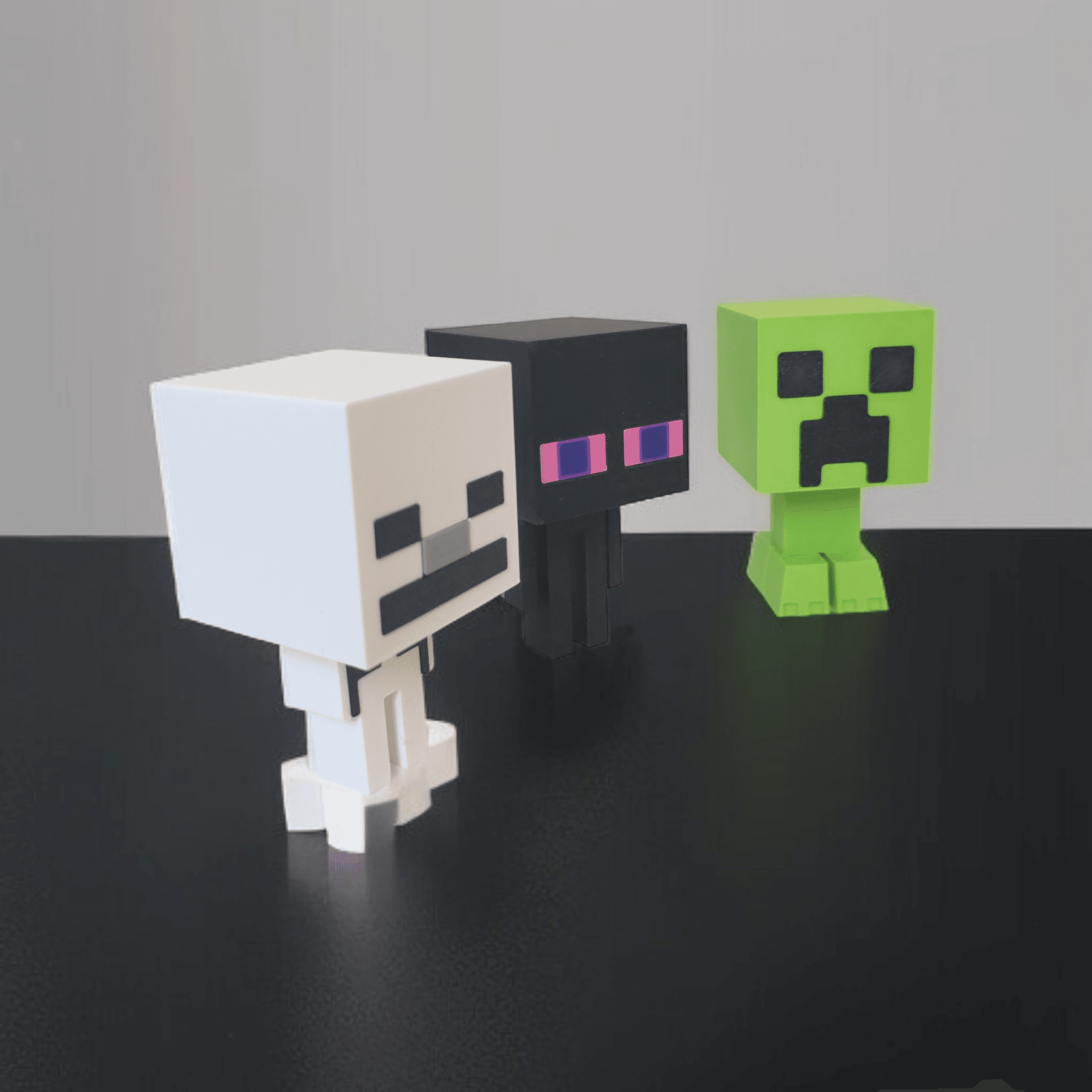 Minecraft Temalı Dekoratif 3'lü Figür Seti 