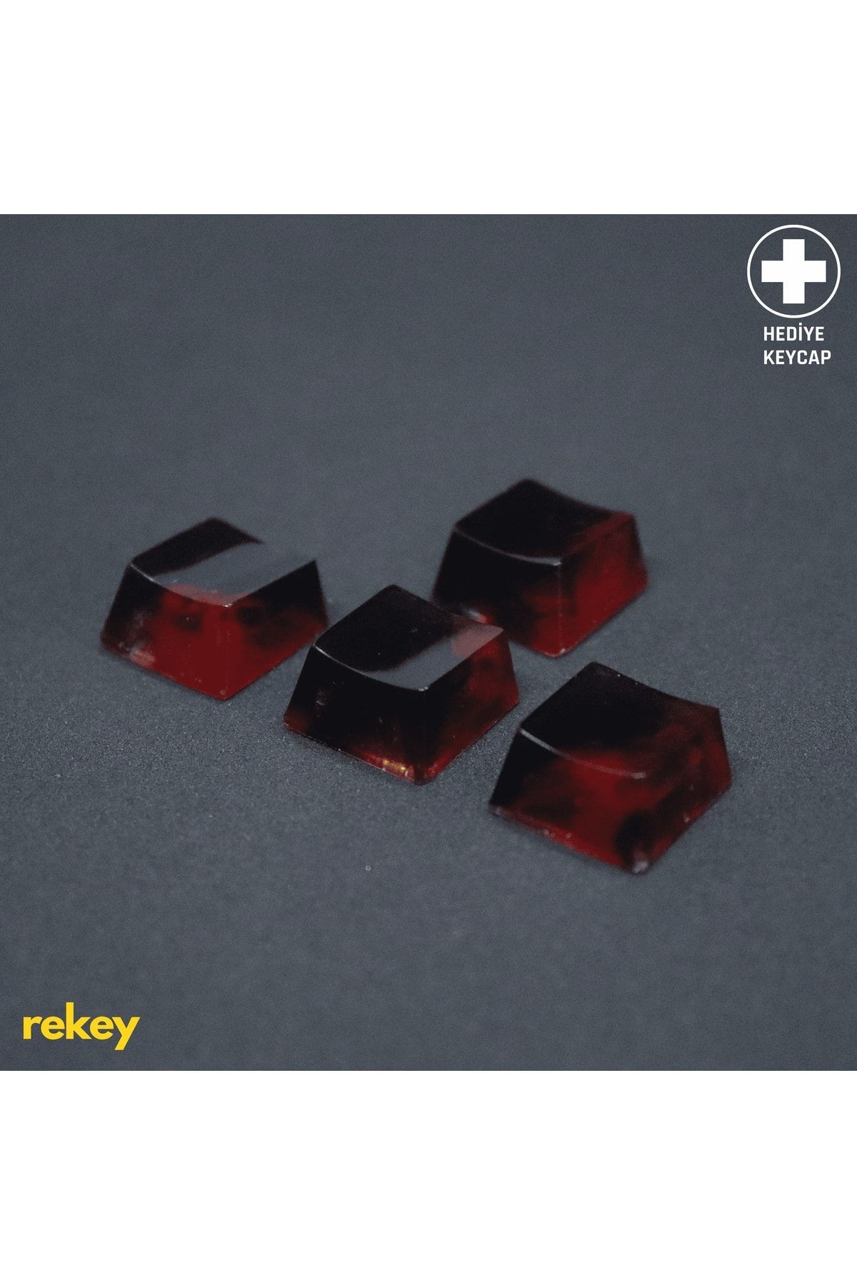 Red Shadow Wasd Mekanik Klavye Uyumlu Tuş Seti - Keycap Set - Artisan Keycaps