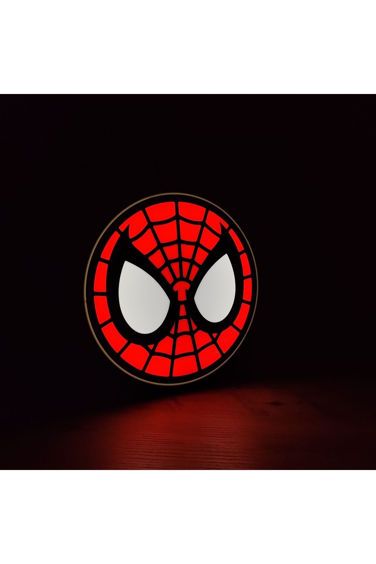 Spider-Man Temalı LED Lamba - Gece Lambası - Masa Lambası - Hediyelik Lamba