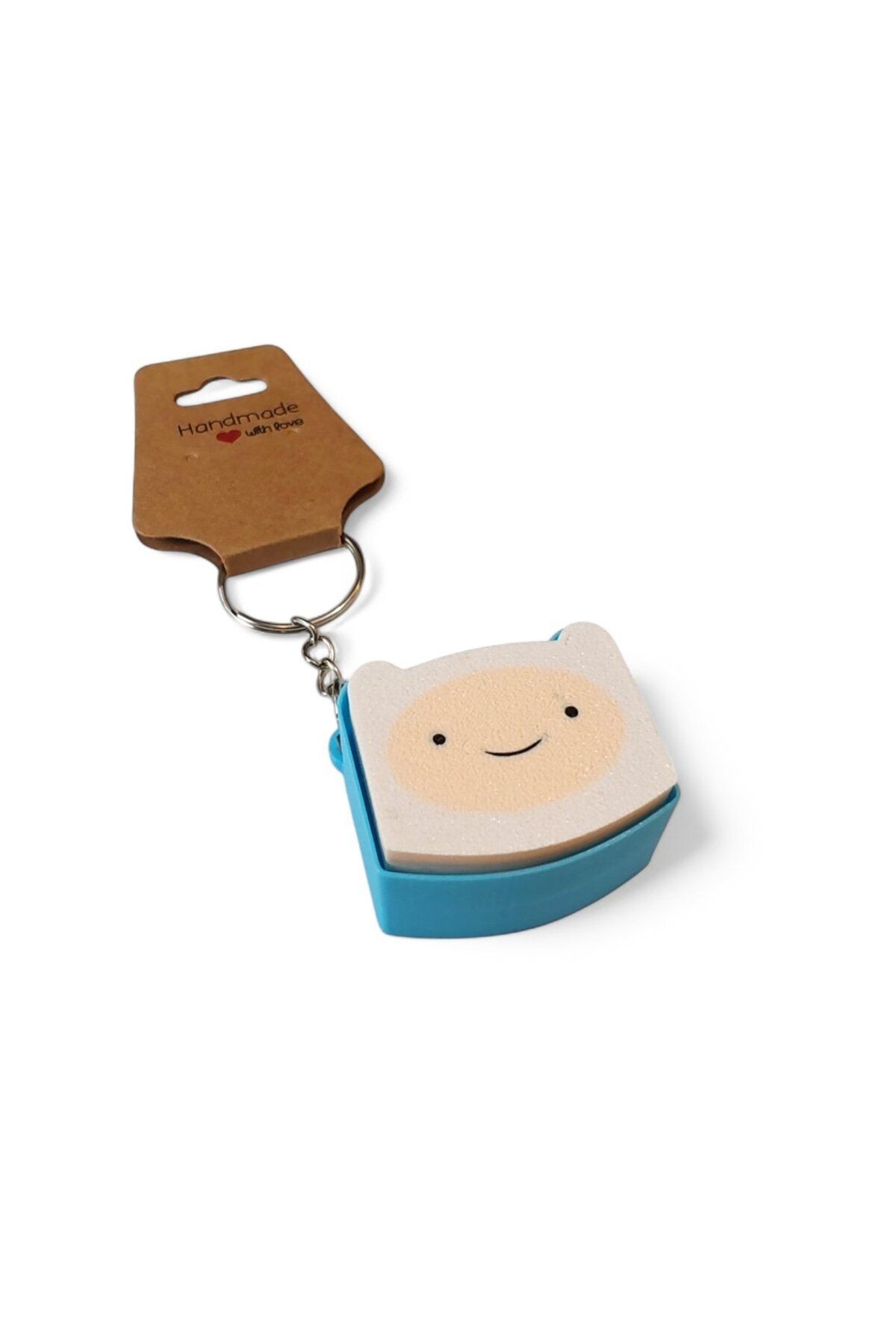 CLIX! Adventure Time Finn Stres Atıcı Blue Switch Tuş Anahtarlık - rekey
