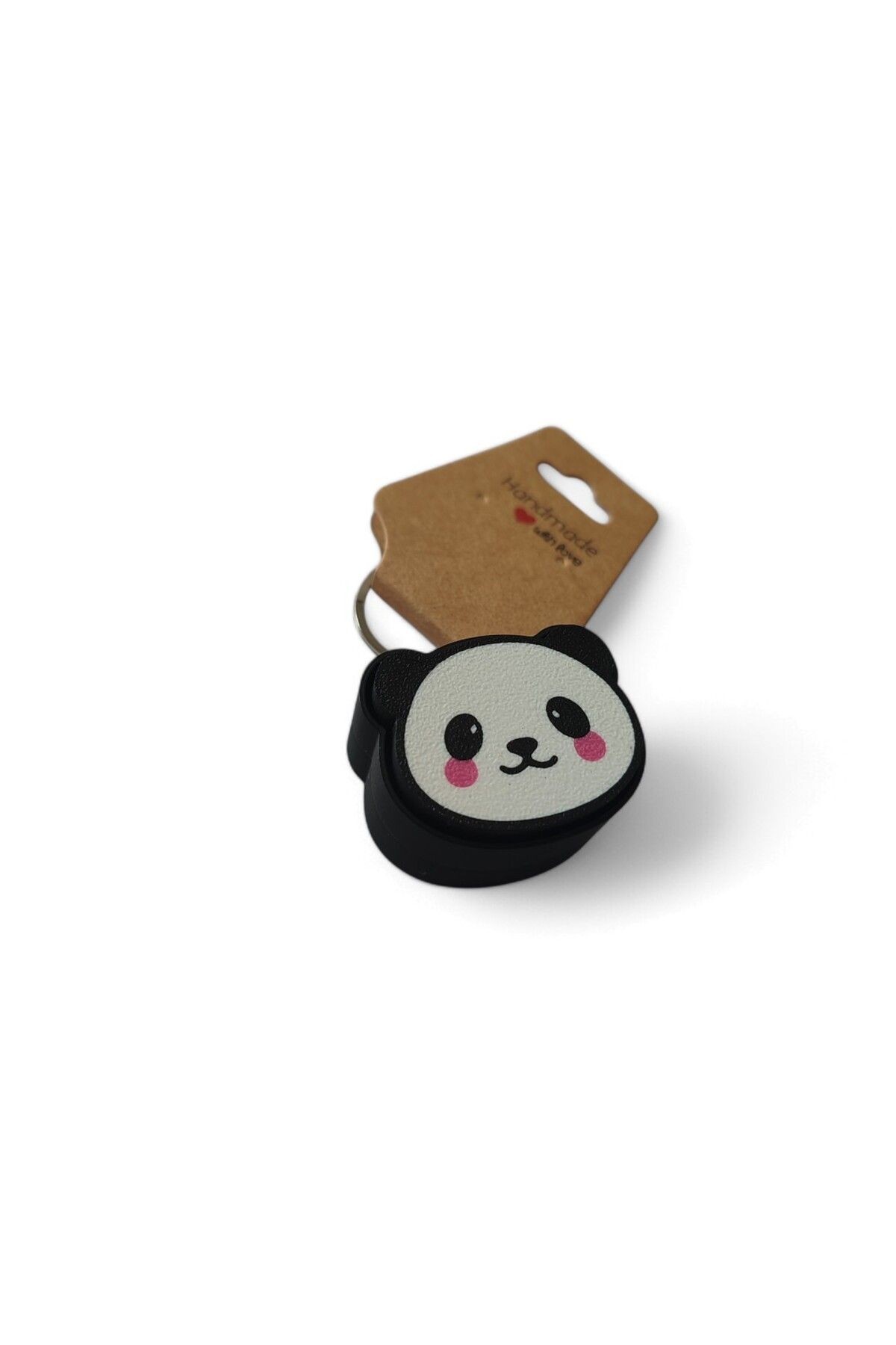 CLIX! Sevimli Panda Stres Atıcı Blue Switch Tuş Anahtarlık - rekey