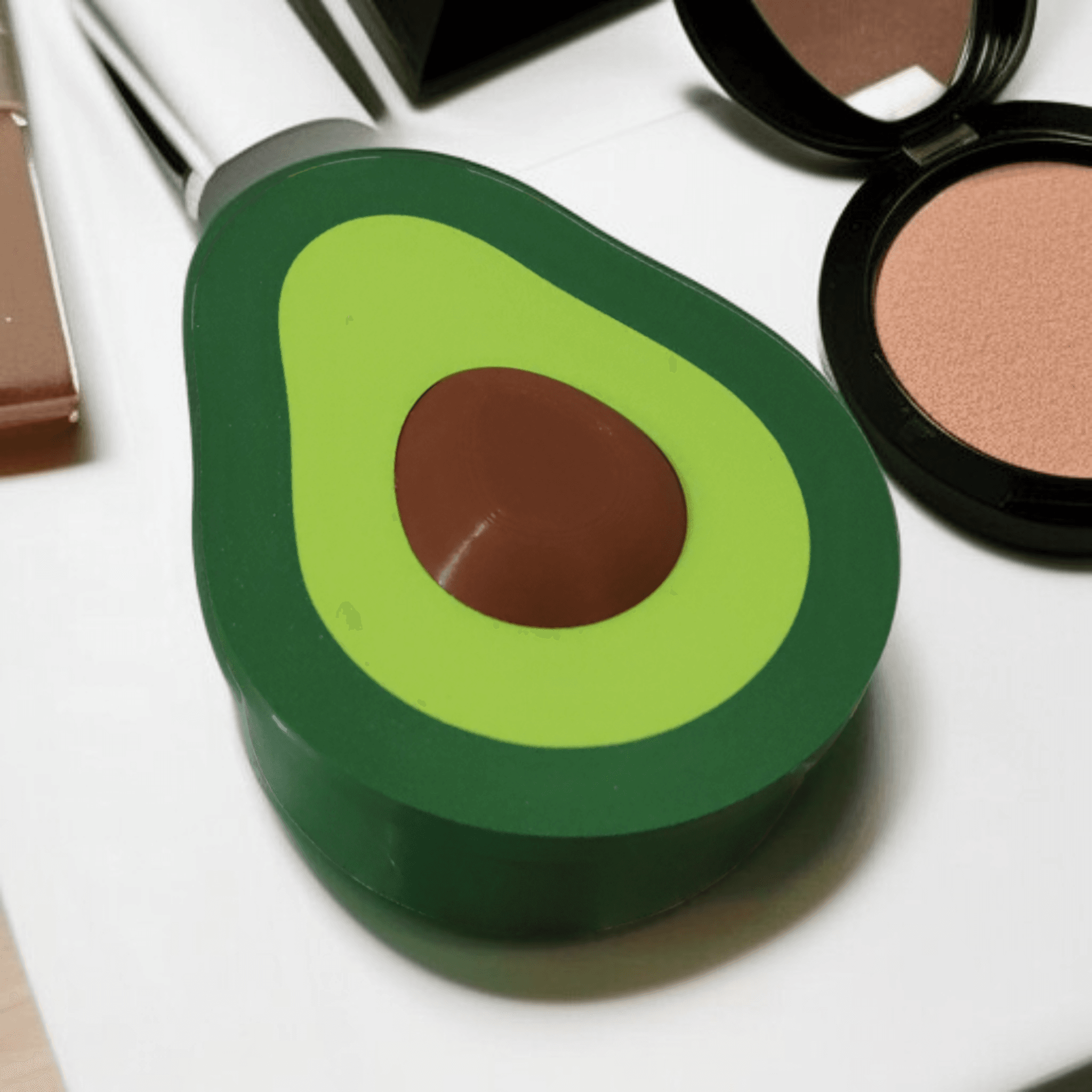 Avokado Temalı Dekoratif Kutu - Takı Kutusu