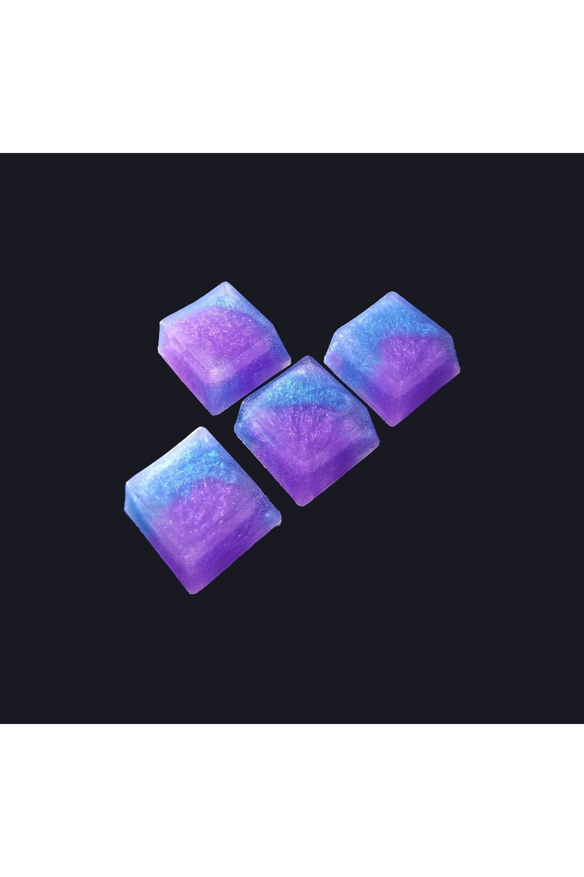 Galaxywave Wasd Mekanik Klavye Tuş Seti - Artisan Keycaps