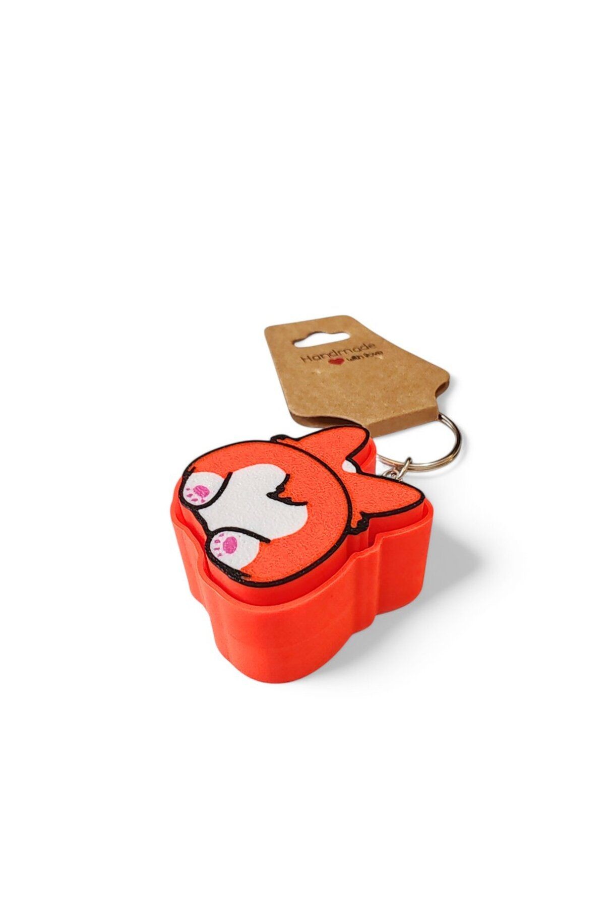 CLIX! Cute Dog Butt Stres Atıcı Blue Switch Tuş Anahtarlık - rekey