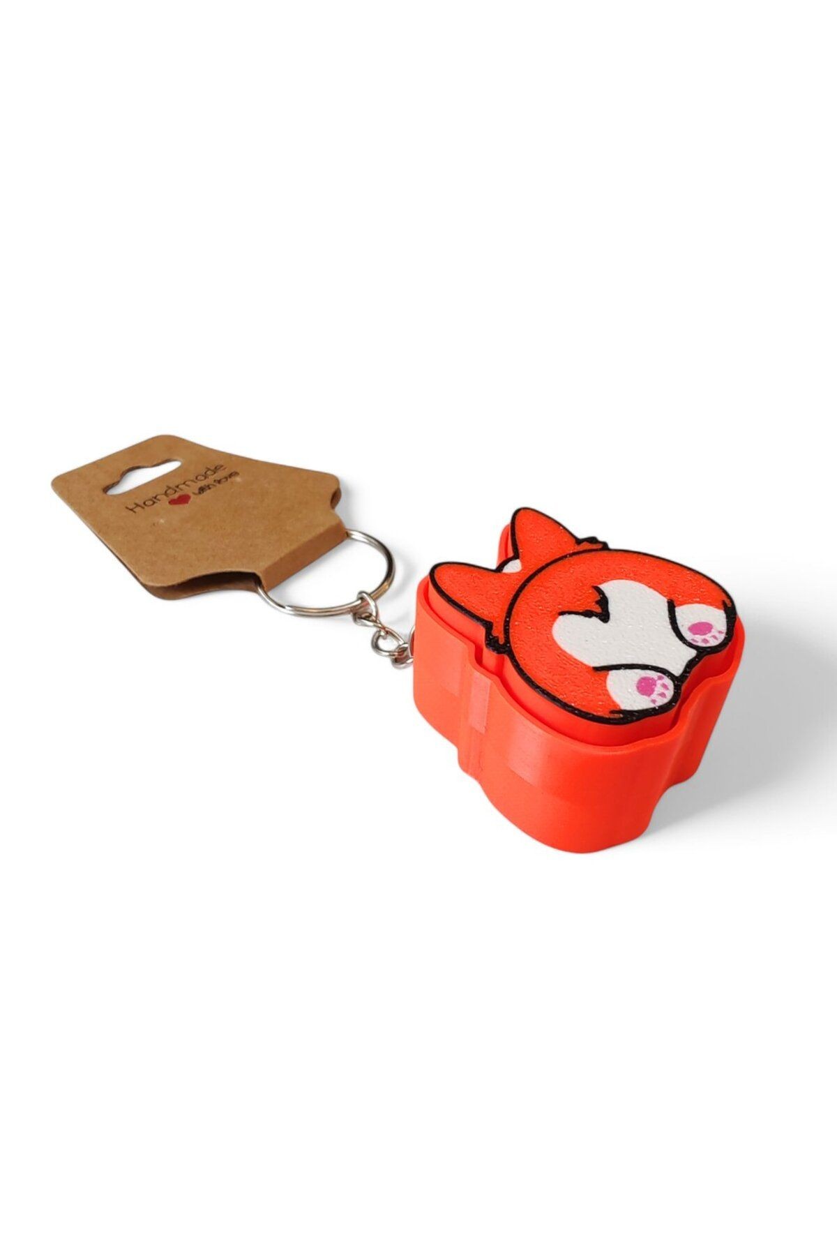 CLIX! Cute Dog Butt Stres Atıcı Blue Switch Tuş Anahtarlık - rekey