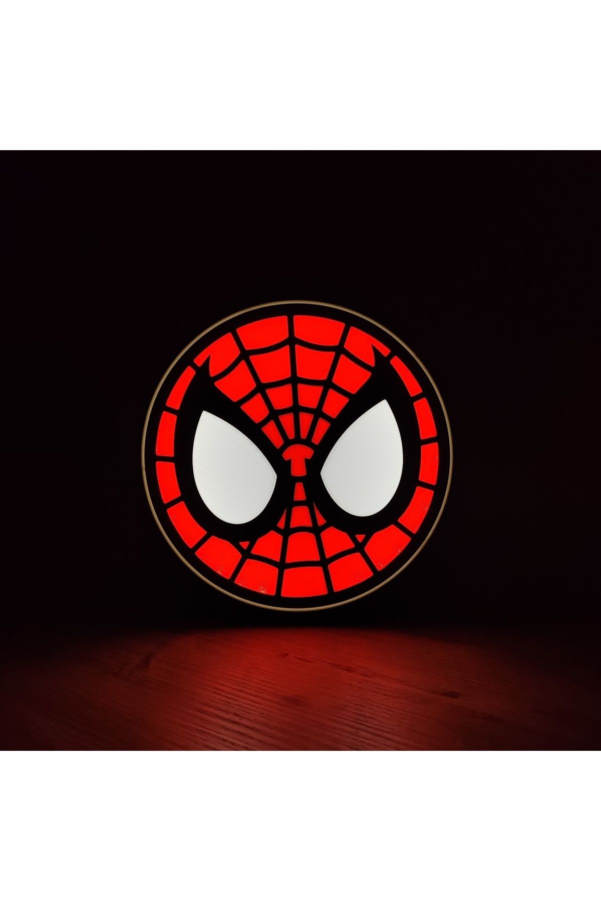 Spider-Man Temalı LED Lamba - Gece Lambası - Masa Lambası - Hediyelik Lamba