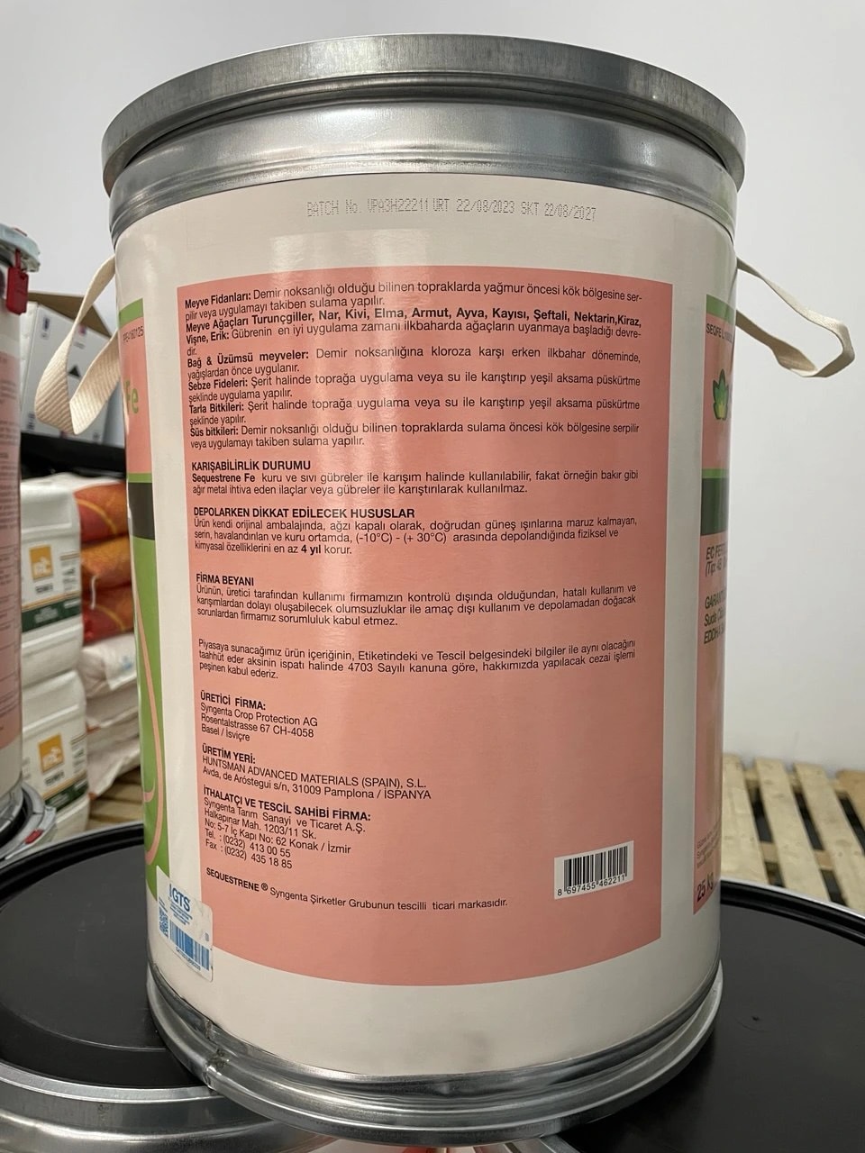 Sequestrene Fe 25 KG