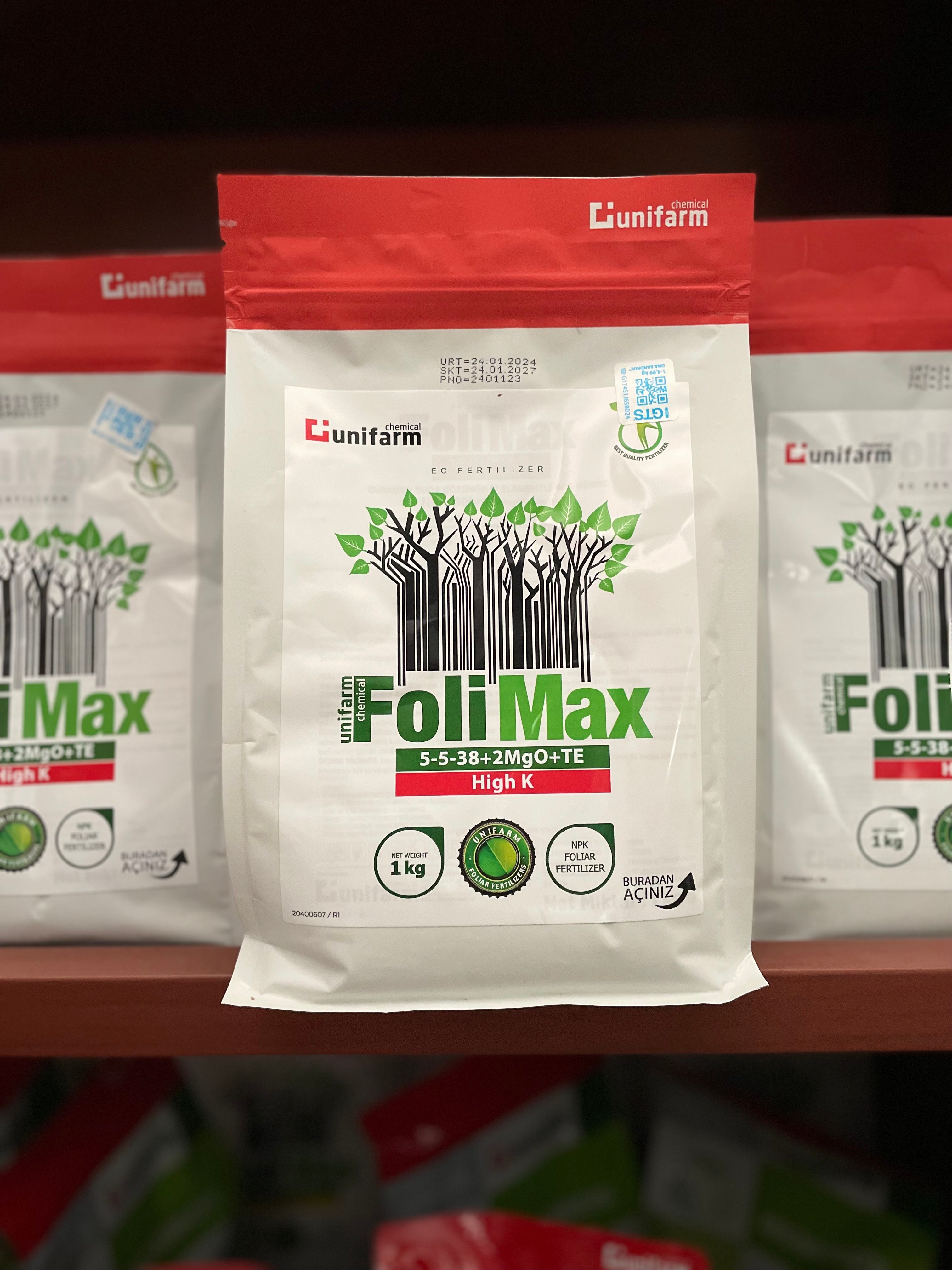 FoliMax 5-5-38+2MgO+TE Yaprak Gübresi