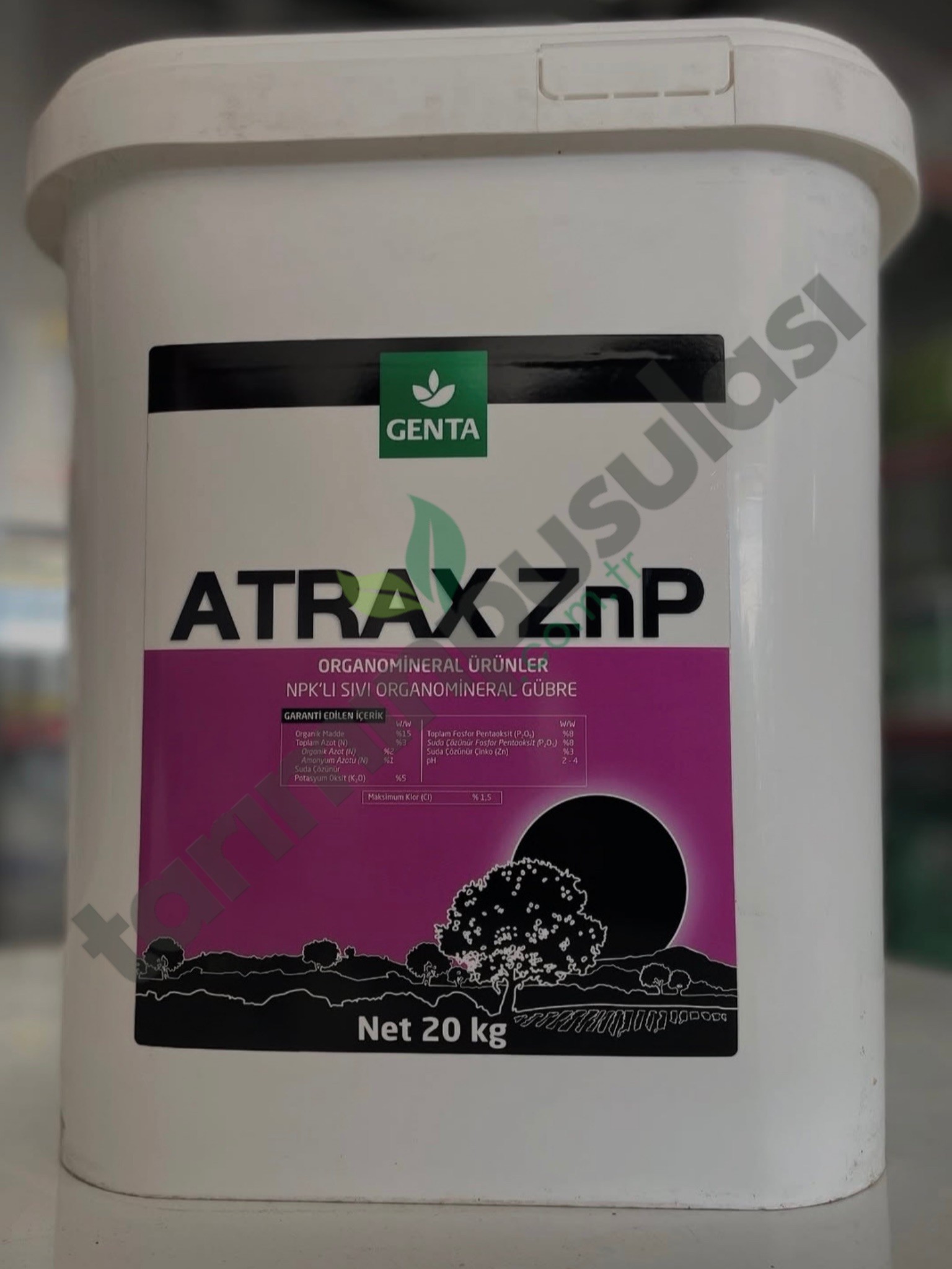 Genta Atrax ZnP Orgamineral Gübre 20 lt