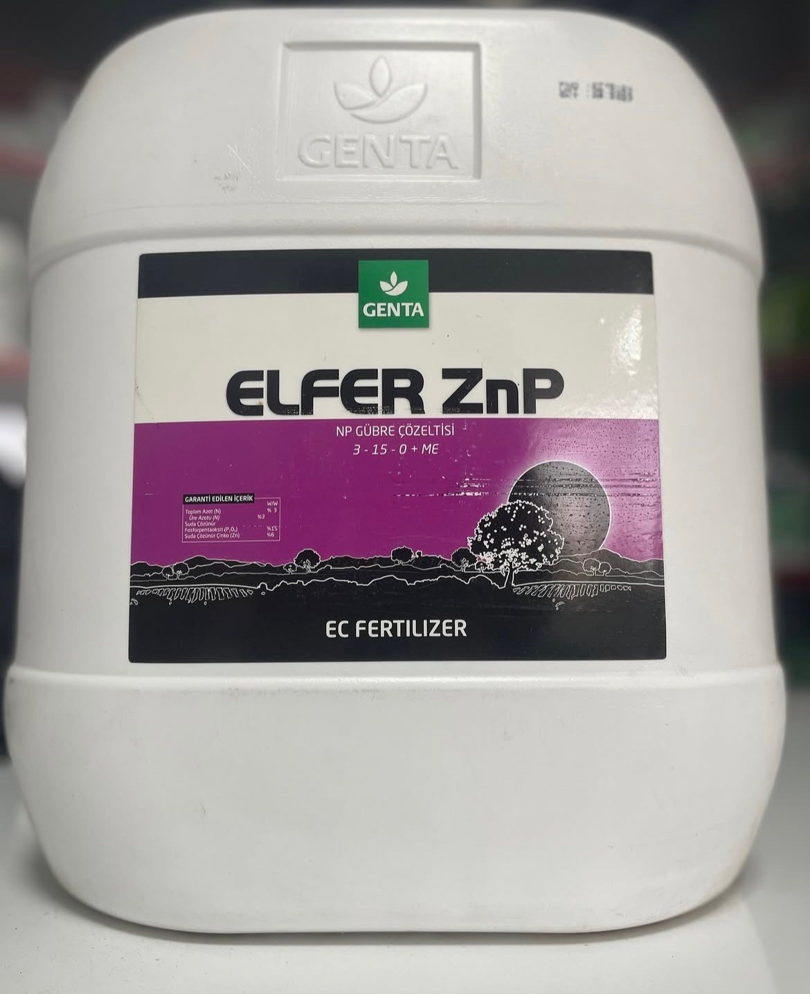 Elfer ZnP - Fosfor ve Çinko Gübresi 3-15-0+6Zn