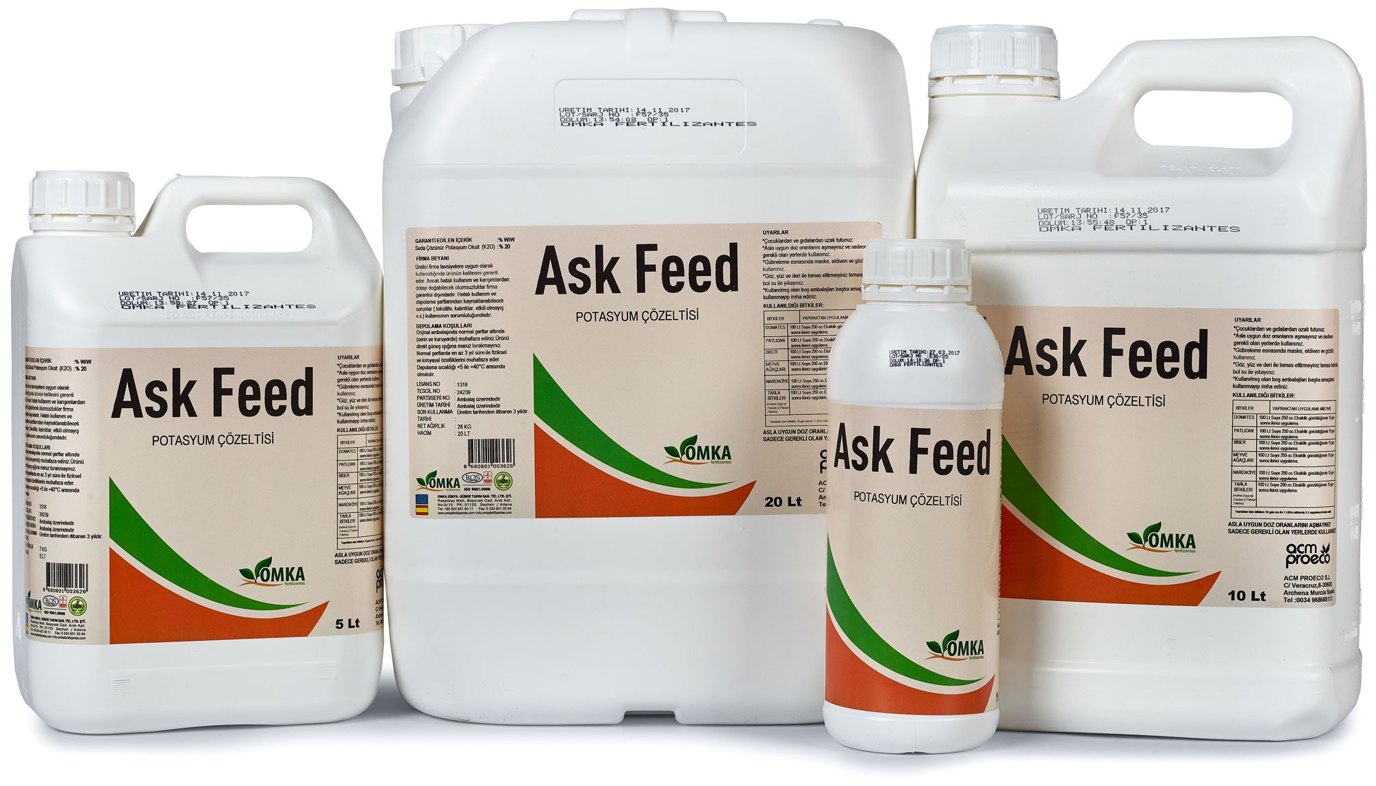 Ask Feed Potasyum Gübresi 5Lt