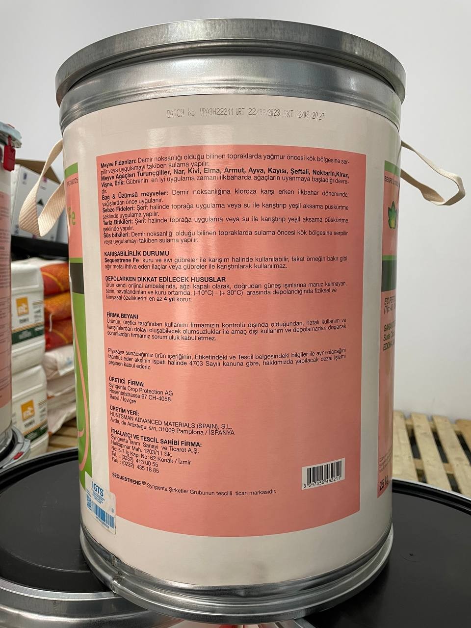 Sequestrene Fe 25 KG