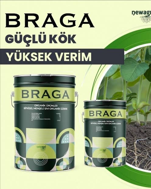 Braga Bitkisel Menşeli Organik Gübre Köklendirici 20 Litre