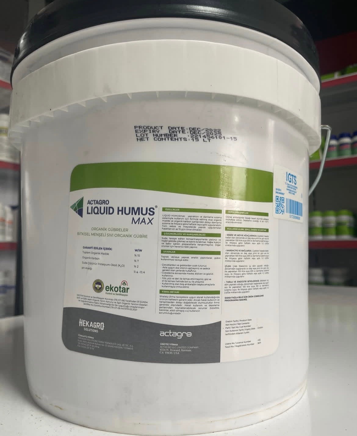 Actagro Liquid Humas Max 