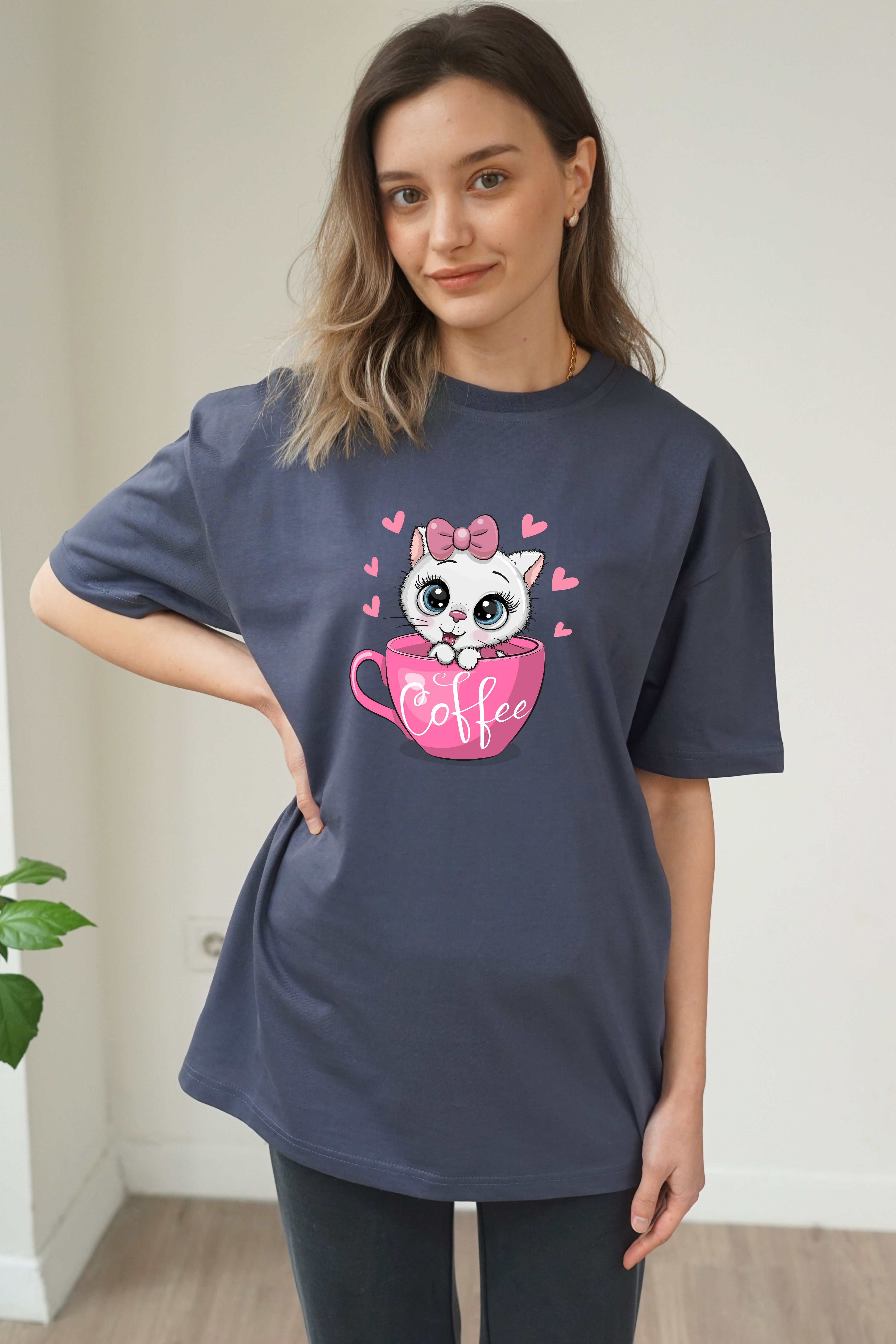 Coffee Baskili T-shirt - Füme