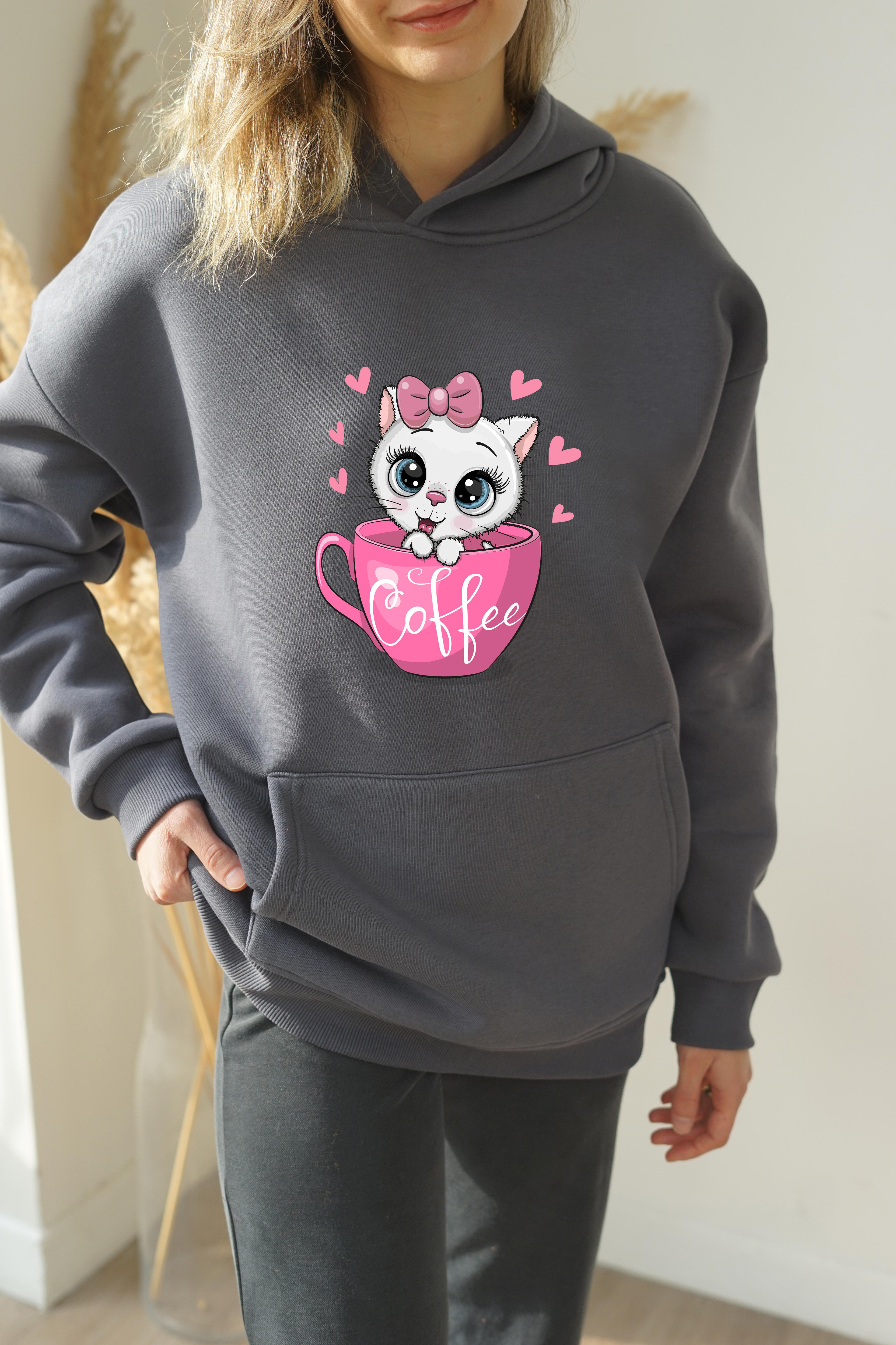 Coffee Baskili hoodie - Füme