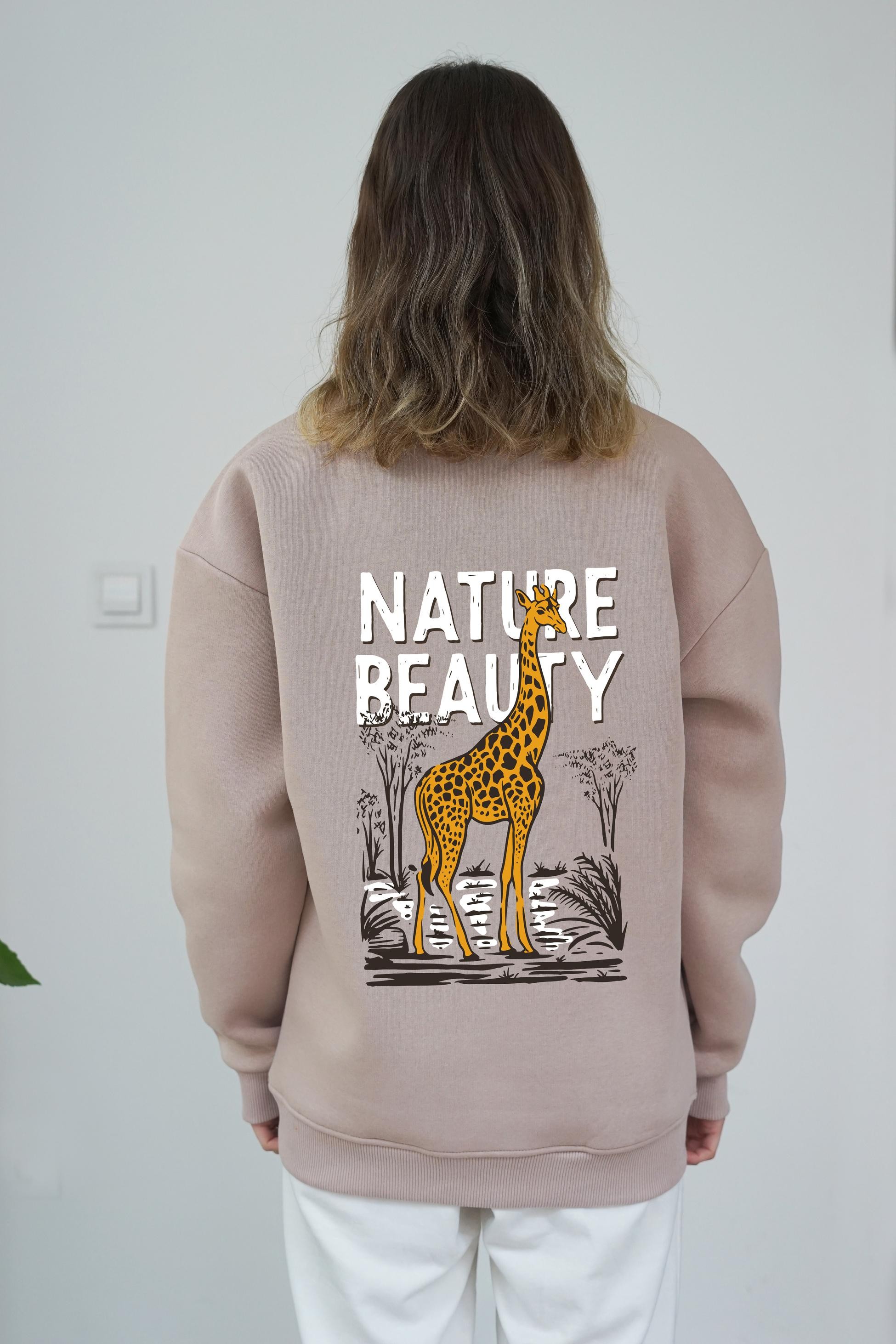 Unisex Beauty Baskili Sweatshirt - Vizon