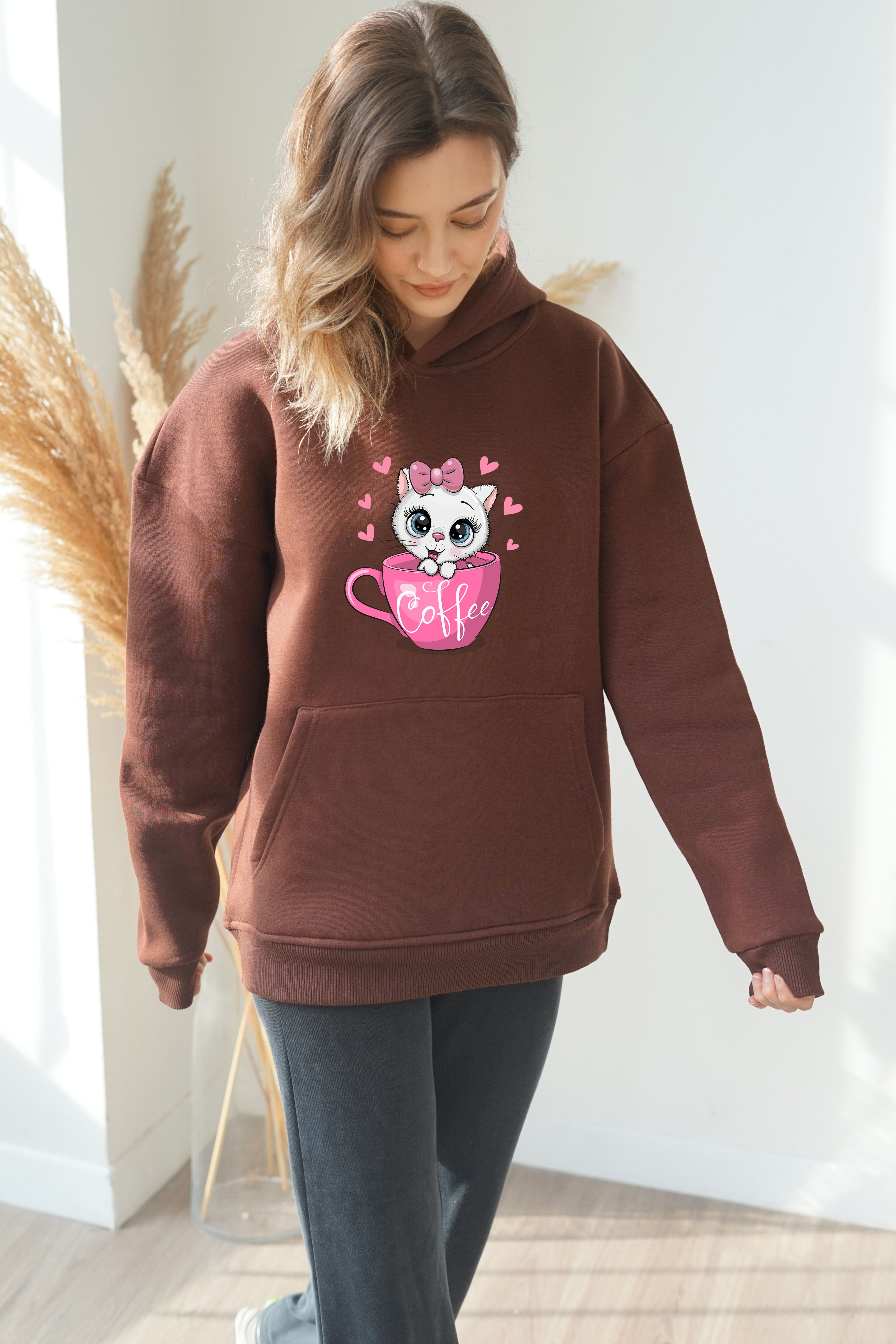 Coffee Baskili hoodie - Kahve